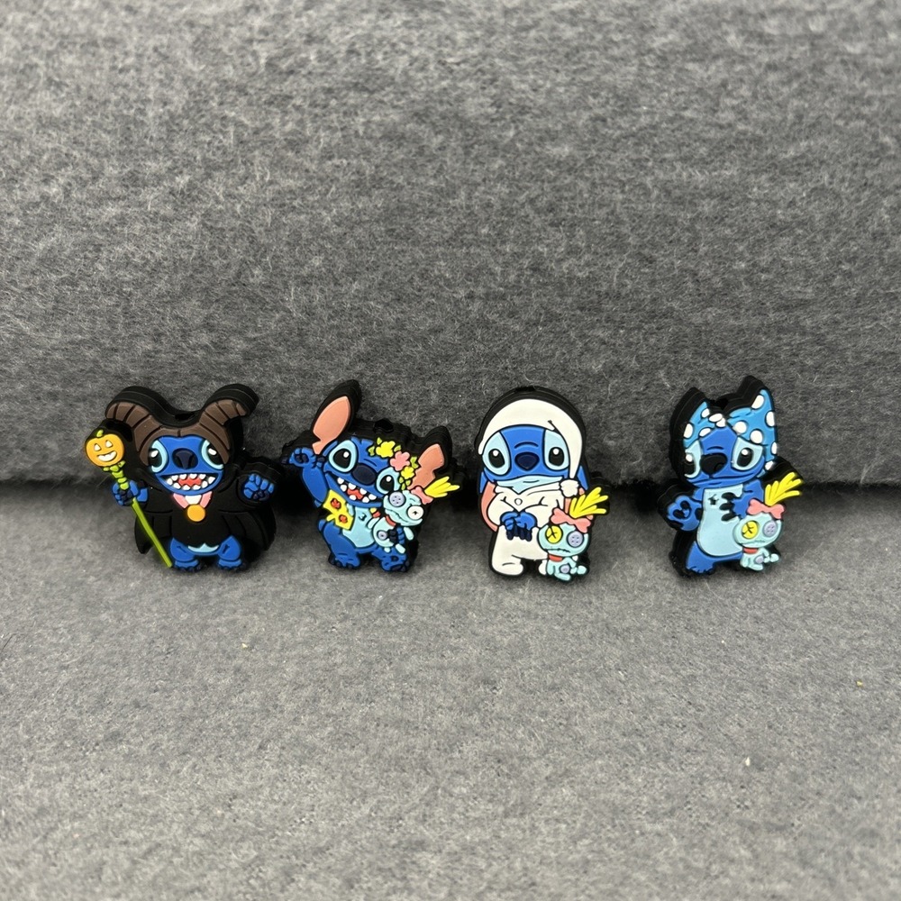 4 Pieces‎ Silicone Focal Beads for DIY Beadable Pens – 3D Stitch Character - Picture 3 of 4